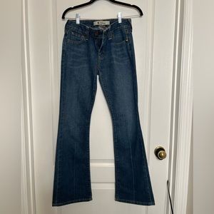 Gap vintage low rise dark denim bell bottoms.